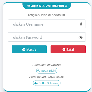 Register PGRI Mamuju - Persatuan Guru Republik Indonesia Cabang Mamuju